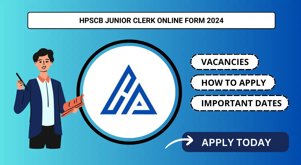HPSCB Junior Clerk Online Form 2024