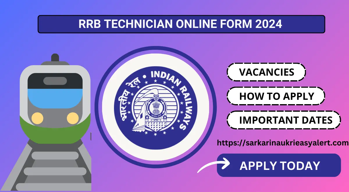 RRB Technician Online Form 2024