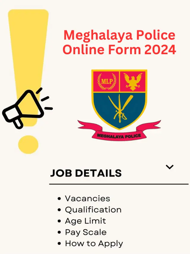 Meghalaya Police Online Form 2024
