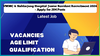VMMC & Safdarjung Hospital Junior Resident Recruitment 2024 – Apply for 204 Posts